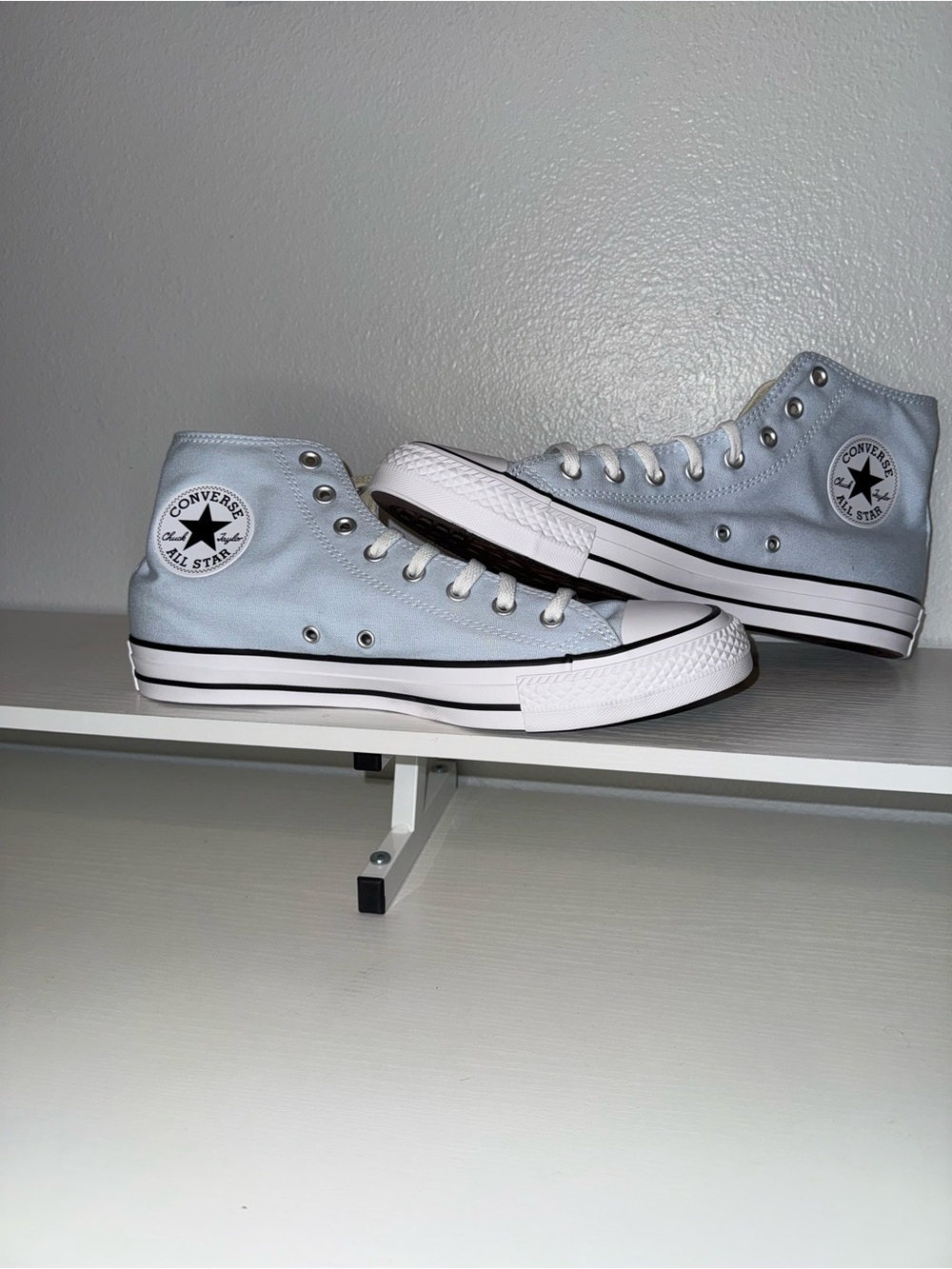Converse Light Blue High Top Canvas Sneakers - Size 11M, 13W - BRAND NEW - Picture 3 of 16
